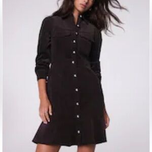 Gap Velvet Button-Down Dress